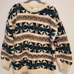 100% wool sweater